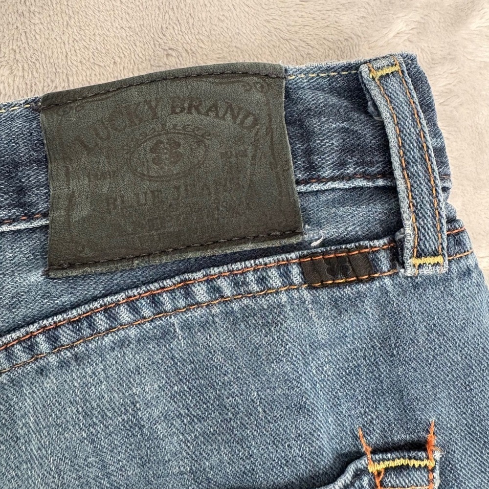 Lucky Brand Vintage Straight Jeans Mens 40x32 (Fits‎ 41x31) Blue Denim Classic - Picture 16 of 16